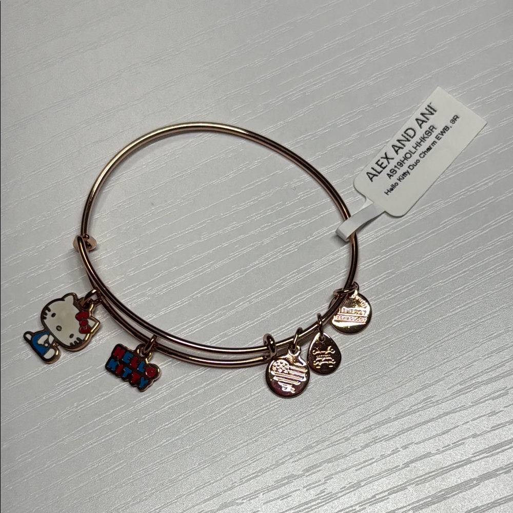 Alex and Ani Hello Kitty Charm Bracelet